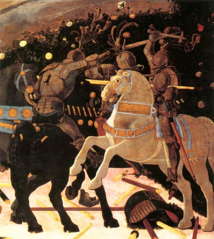 Niccol da Tolentino Leads the Florentine Troops (detail) ou, UCCELLO, Paolo